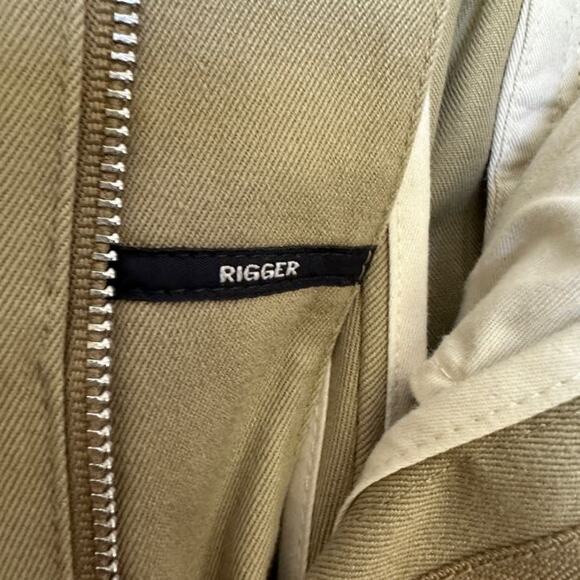 Nautica Rigger Men's Tan Classic Fit Cotton Welt Pocket Straight Leg Pants‎ 36W - Picture 6 of 9